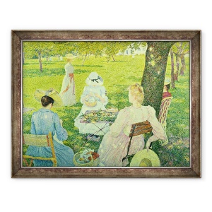 Tablou inramat - Theo van Rysselberghe - Familie in Livada, 70 x 90 cm