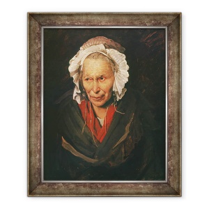 Tablou inramat - Theodore Gericault - Nebuna sau obsesia invidiei, 70 x 85 cm