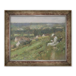 Tablou inramat - Theodore Robinson - Valea Arconville, 50 x 60 cm