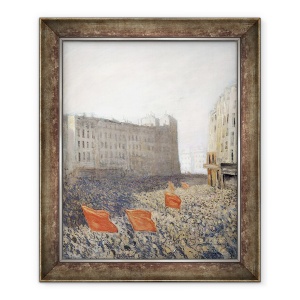 Tablou inramat - Theophile Alexandre Steinlen - Demonstratia, 50 x 60 cm