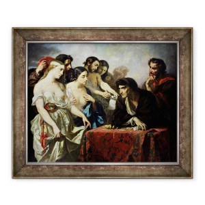 Tablou inramat - Thomas Couture - Dragostea de aur, 50 x 60 cm