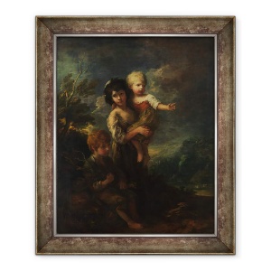 Tablou inramat - Thomas Gainsborough - Culegatorii de lemne, 50 x 60 cm
