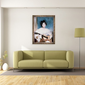 Tablou inramat - Thomas Lawrence - Lady Wallscourt, 70 x 90 cm - Img 2
