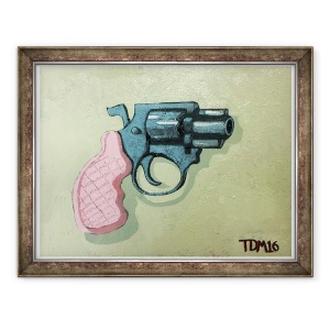 Tablou inramat - Thomas MacGregor - Pistol tabara, 60 x 80 cm