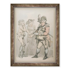 Tablou inramat - Thomas Rowlandson - Sergentul de recrutare, 60 x 80 cm