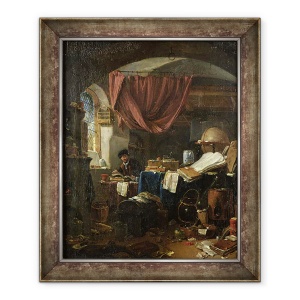 Tablou inramat - Thomas Wyck - Laboratorul Alchimistului, 50 x 60 cm