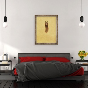 Tablou inramat - Tim Hayward - Veverita Rosie saritoare -, 70 x 90 cm - Img 3