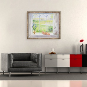 Tablou inramat - Timothy Easton - Briza de seara, 50 x 60 cm - Img 2