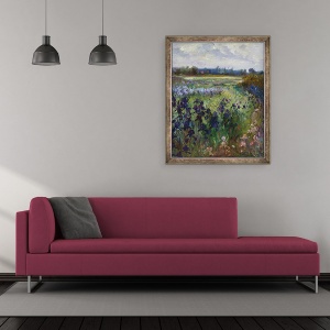 Tablou inramat - Timothy Easton - Peste Great Green, Burgate, 50 x 60 cm - Img 2