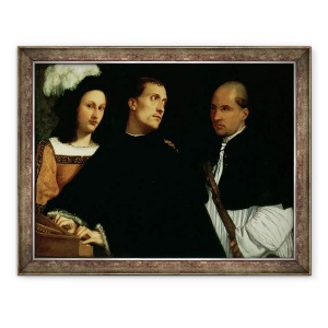 Tablou inramat - Titian - Concert intrerupt, 70 x 90 cm