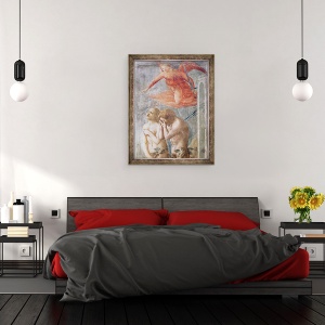 Tablou inramat - Tommaso Masaccio - Detalii despre Adam si Eva alungati din Paradis, 60 x 80 cm - Img 3