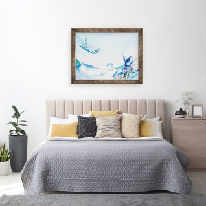 Tablou inramat - Tomoko FURUYA - ilustratie coperta carte, 2018, 60 x 80 cm - Img 3
