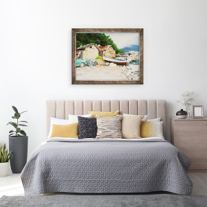 Tablou inramat - Tony Fandino - Barca in Skiathos II, 60 x 80 cm - Img 3
