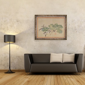 Tablou inramat - Tsubaki Chinzan - O tuberoza, 70 x 90 cm - Img 2