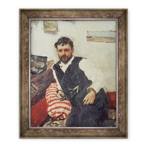 Tablou inramat - Valentin Aleksandrovich Serov - Portretul Lui Konstantin Korovin 1861-1939, 70 x 85 cm