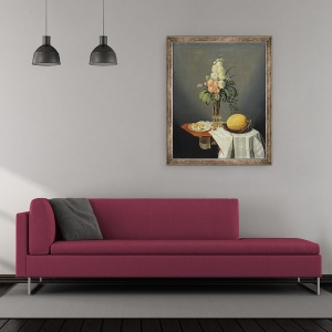 Tablou inramat - Valentin Wassner - Natura moarta, 50 x 60 cm - Img 2