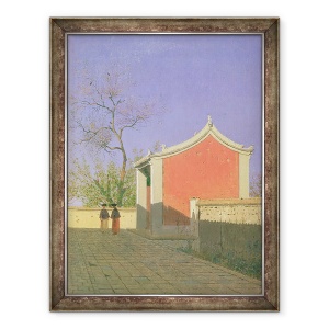 Tablou inramat - Vasili Vasilievich Vereshchagin - Casa de intalnire a Solones, Ak-Kent, 70 x 90 cm