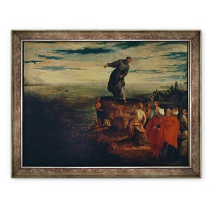 Tablou inramat - Veronese - Sfantul Anton Predicand Pestelui, 70 x 90 cm