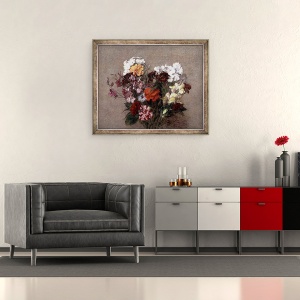 Tablou inramat - Victoria Dubourg - Buchet de flori, 50 x 60 cm - Img 2