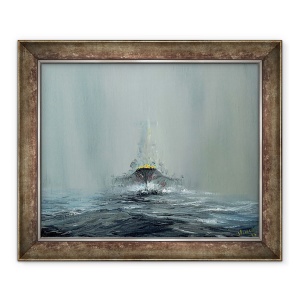 Tablou inramat - Vincent Alexander Booth - Battleship Yamato 1945, 2016, 50 x 60 cm