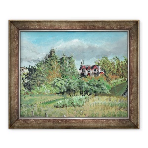 Tablou inramat - Vincent Alexander Booth - Casa din Highlands, Creag Dhubh, 2006, 50 x 60 cm