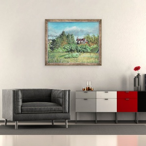Tablou inramat - Vincent Alexander Booth - Casa din Highlands, Creag Dhubh, 2006, 50 x 60 cm - Img 2