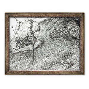 Tablou inramat - Vincent Alexander Booth - Creatorii de furtuni Atlantic, 2012, 70 x 90 cm