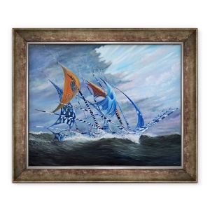 Tablou inramat - Vincent Alexander Booth - Creatorii de furtuni Koro Sea, 2018, 70 x 85 cm
