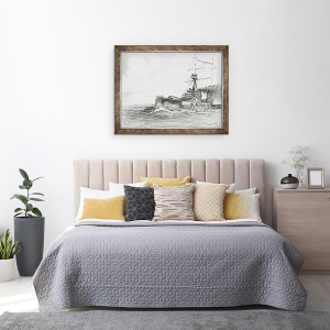 Tablou inramat - Vincent Alexander Booth - HMS Dreadnought pe mare, 2017, 60 x 80 cm - Img 3