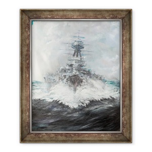 Tablou inramat - Vincent Alexander Booth - HMS Hood 2, 2016, 50 x 60 cm