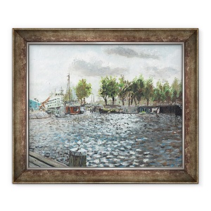 Tablou inramat - Vincent Alexander Booth - Oosterdok Amsterdam, 1999, 50 x 60 cm