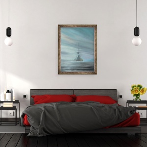 Tablou inramat - Vincent Alexander Booth - SMS Derfflinger Scapa Flow 1919, 2016, 70 x 90 cm - Img 3