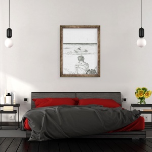 Tablou inramat - Vincent Alexander Booth - Tiwi plaja Kenya, 70 x 90 cm - Img 3