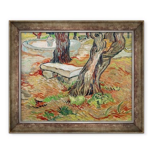 Tablou inramat - Vincent van Gogh - Banca de rezerve de la Saint-Remy, 50 x 60 cm