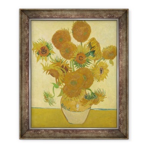 Tablou inramat - Vincent van Gogh - Floarea-soarelui II, 70 x 85 cm