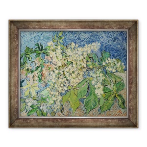 Tablou inramat - Vincent van Gogh - Infloreste crengi de castan, 50 x 60 cm