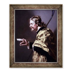 Tablou inramat - Willem Van Odekercken - Portret De Un Pastor, 50 x 60 cm