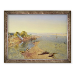 Tablou inramat - William 'Crimea' Simpson - Gange, 60 x 80 cm