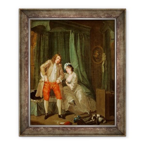 Tablou inramat - William Hogarth - Dupa, 50 x 60 cm