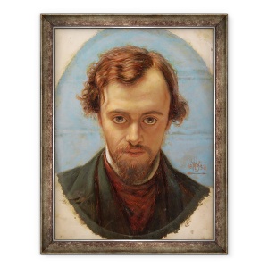 Tablou inramat - William Holman Hunt - Portrait of Dante Gabriel Rossetti, 60 x 80 cm