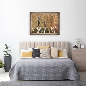 Tablou inramat - Yoyo Zhao - Oprirea pasilor, 60 x 80 cm - Img 3