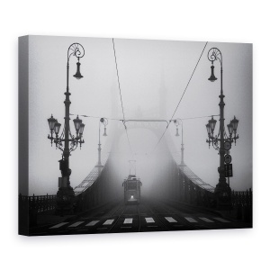 Tablou canvas - A 47, Tramvai, Arhitectura, Pod, Transport, Trecere De Pietoni, 75 x 100 cm