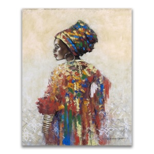 Tablou Canvas - Afro, Figurativ, Modern, Color, 60 x 75 cm