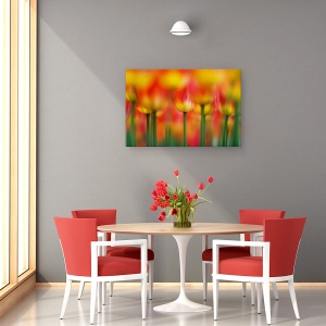 Tablou canvas - Alaturi, Lalele, Vara, Floare, 80 x 120 cm - Img 4