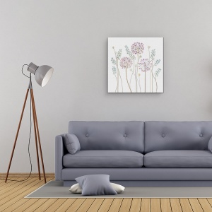 Tablou Canvas - Allium, Floral, Muscari, 60 x 60 cm - Img 2