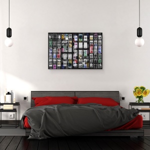 Tablou canvas - Amsterdam 31, Grafic, Editare Creativa, Ferestre, Reflectie, Apa, 80 x 120 cm - Img 3