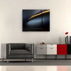 Tablou canvas - Anii '50, Masina Clasica, Vintage, Retro, 60 x 75 cm - Img 2
