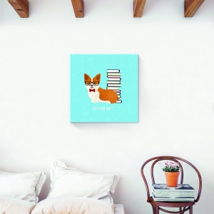 Tablou decorativ canvas Corgi cățeluș