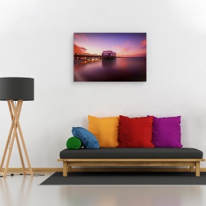 Tablou canvas - Apus In Busselton, Busselton, Debarcader, Lung, Expunere, 40 x 60 cm - Img 2