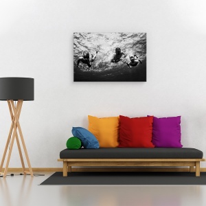 Tablou canvas - Atac Profund, Scufundare, Copii, Copil, Actiune, 60 x 90 cm - Img 2